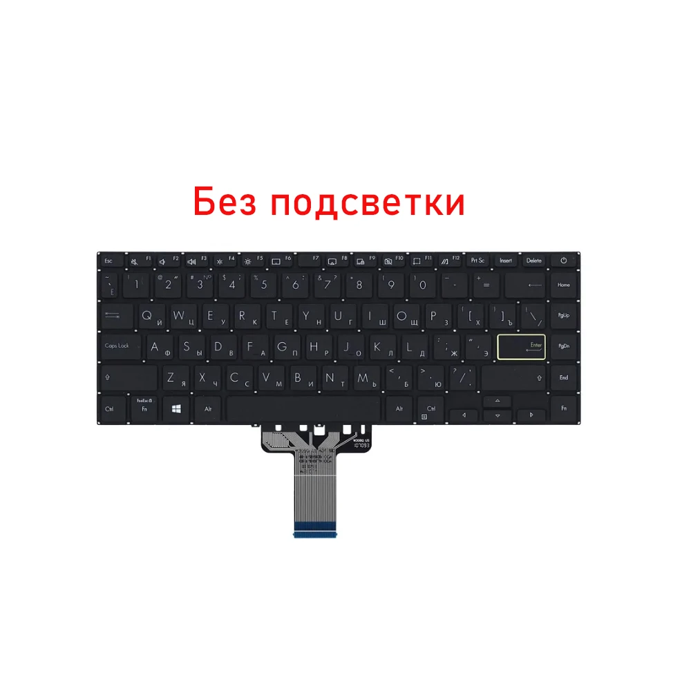 

Клавиатура XIN-Russian-US для ноутбука Asus Vivobook 14 F413JA X413EA без подсветки