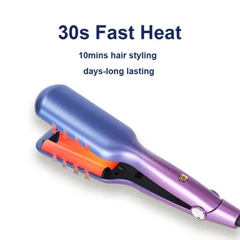 Professional Mermaid Hair Waver & Deep Wave Hair Curler for Instant Beach Waves 10