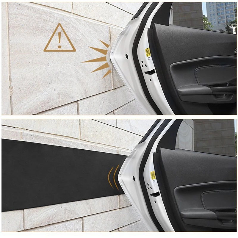 Protection Murale En Caoutchouc Pour Porte De Voiture, Accessoires De  Style, Pare-choc Pour Garage, Sécurité Au Stationnement, 200x20cm -  Moulures Décoratives - AliExpress