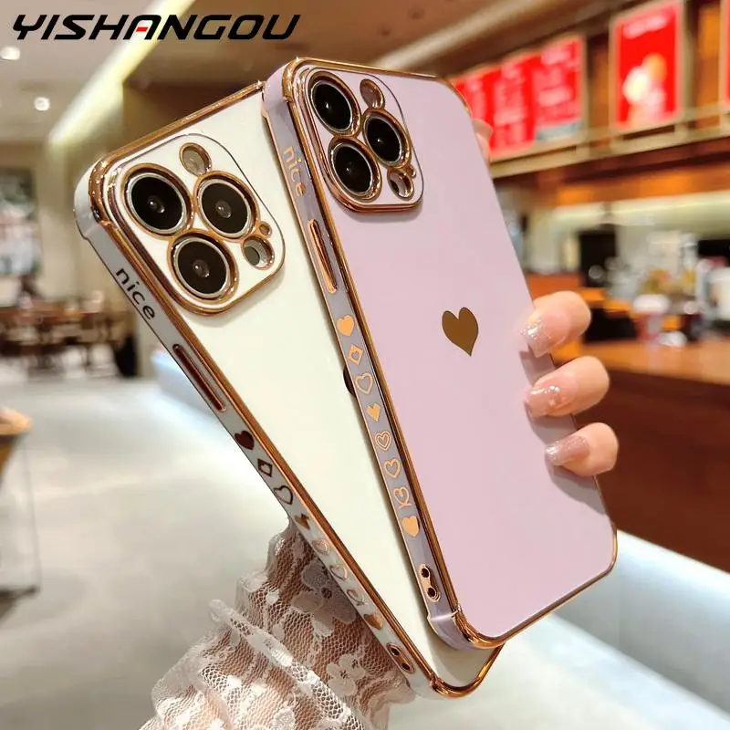 Electroplating Old Flower Luxury L V Simple Stylish Brand Geometric  Patterns Leather Phone Case for iPhone 12 11 PRO Xr X Xs Max Soft Cover -  China Electroplating Old Flower and Mobile