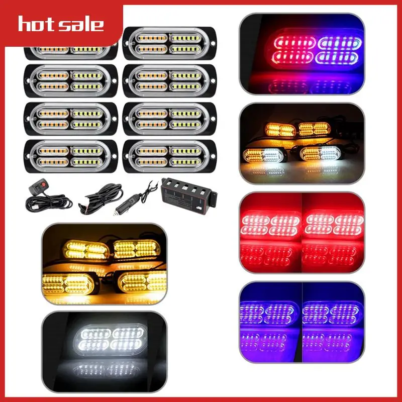 BEAU-1 Tow 8 In The Network Flashing Lights Warning Lights Strobe Side Grille Flashing