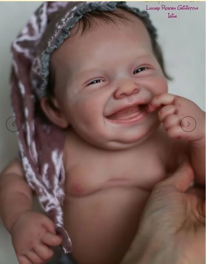 

NPK19inch Clearance reborn baby girl doll kit Autumn full body soft silicone vinyl lifelike touch popular prototype girl body