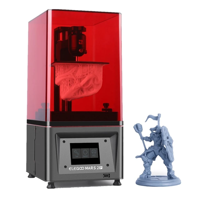 ELEGOO Mars 2 Pro 3D Printer 200*70*155cm 6.08 inch LCD 3D Printer UV  Photocuring 3D Drucker Resin 3D Printer imprimante 3d - AliExpress