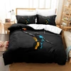 3D digital print duvet cover basketball NBA players bed cover pillowcase three-piece spring new can be customized design bedding 5