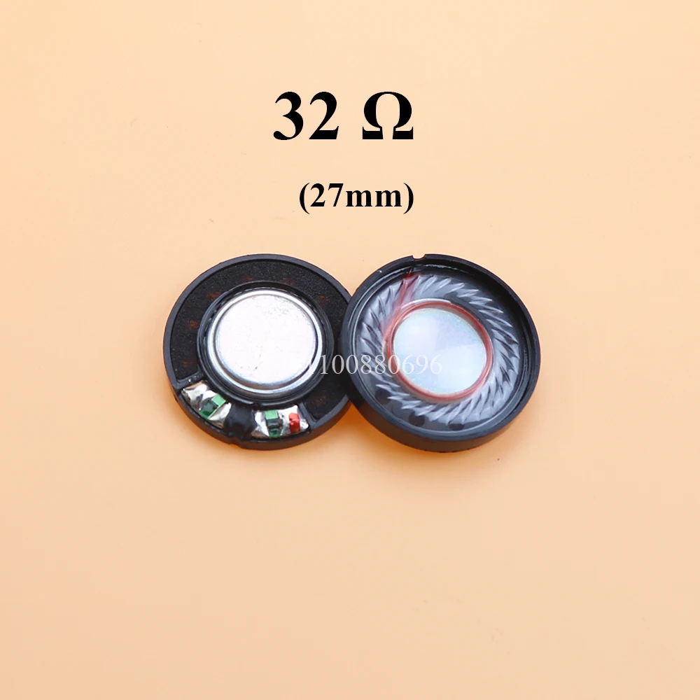 2PCS Nuovo 50mm 40mm 30mm 27mm Unità altoparlante per cuffie fai da te Eccellente diaframma sonoro Voce chiara Bassi profondi Altamente - immagine 2