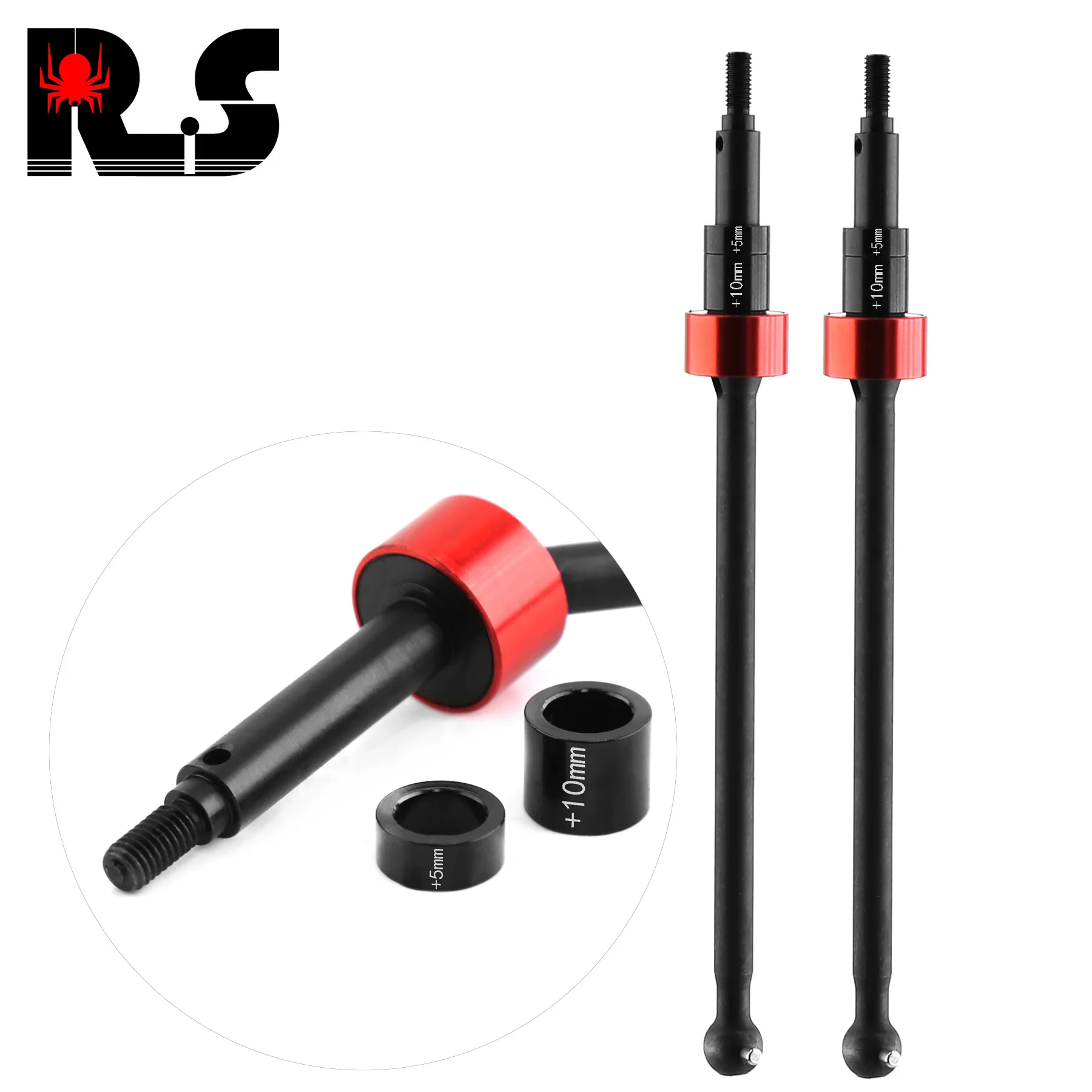 

2 шт. стальной металлический передний задний приводной вал CVD Driveshaft 86246 для HPI Savage X Flux XL 1/8 обновленные детали для радиоуправляемых автомобилей Аксессуары R119