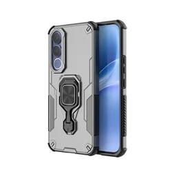 Custodia per telefono Shockproof con Armor Magnetico, Supporto con Anello in Metallo e Protezione per la Fotocamera