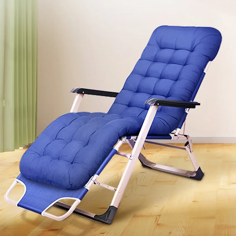Adjustable Portable Recliner Lunch Foldable Sun Lounger Outdoor Leisure Chair Break Folding Bed Office Breathable Comfort |