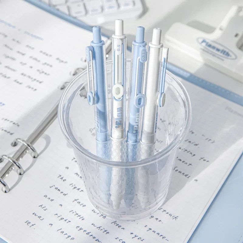 4pcs/set Ins Simplicity Gel Pen for Student Solid Color