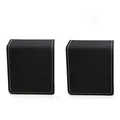 2 Pcs Matte Black