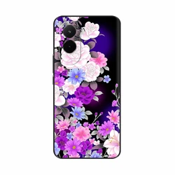 Ultra - Thin Floral Skull Painted Silicone Phone Case for Poco M7 4G (00004)