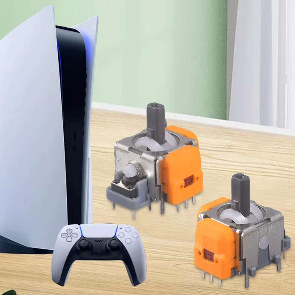10Pcs No Drifting Thumbsticks Module Repair Parts High Precision Joystick Module Controller Adjustable for PS4/5 for XBox/Switch