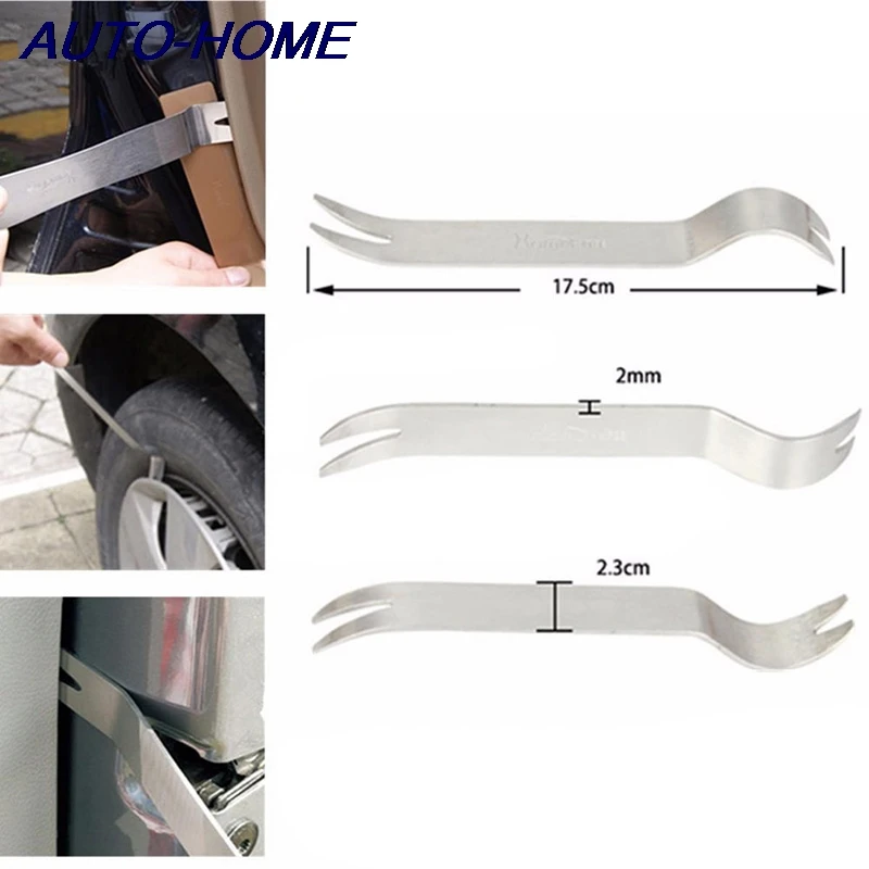 Car Removal Pry Tool Kit Trim Door Clip Panel Dash Audio Radio Interior Metal car tools for auto repair