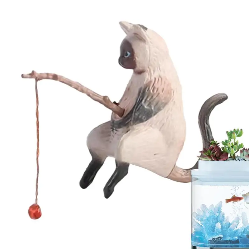 CatFishingGashaponToysFishTankDecorationsLandscapeScenesMini