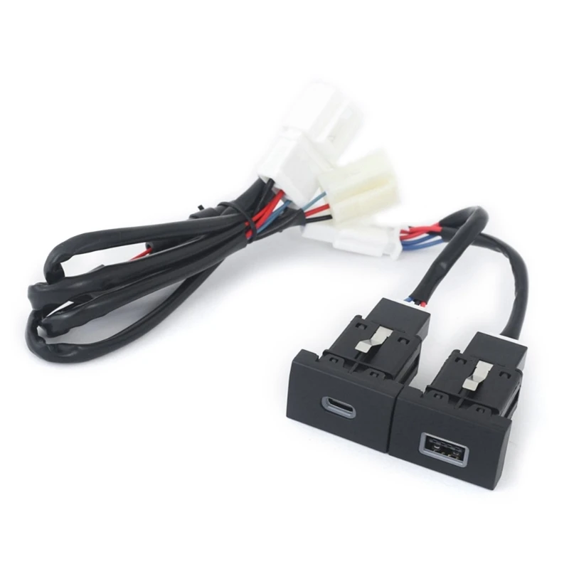 New Car Charges Plastic Vehicle Charging Adapter Mobile Device Car Charges Simple