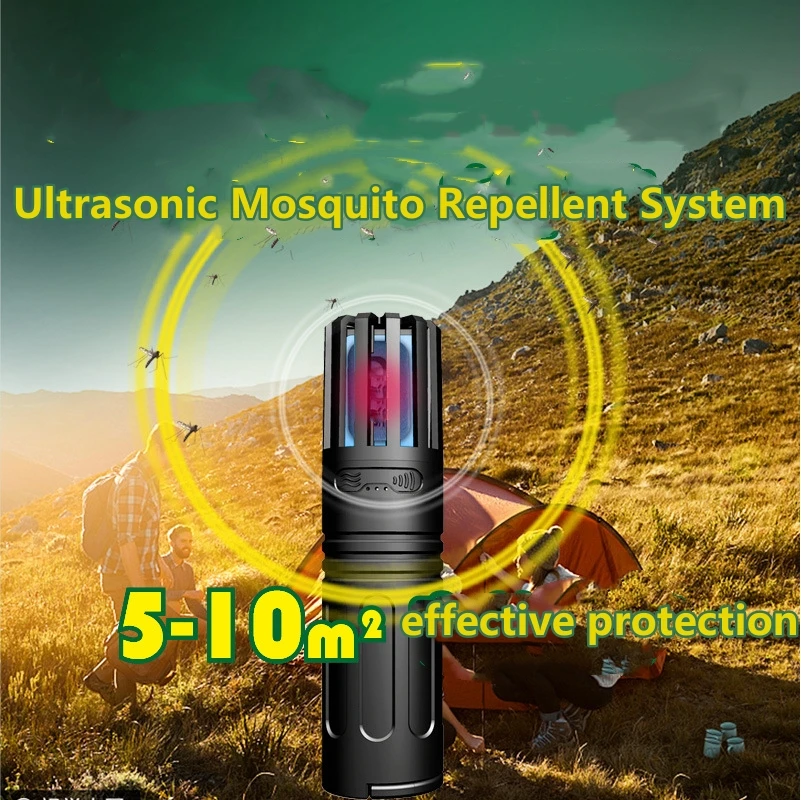 Usb Wireless Mosquito Dispeller Of Portable Outdoor Camping Fishing Drive Mosquito Mosquito Artefatto Tappetino Elettrico Portatile
