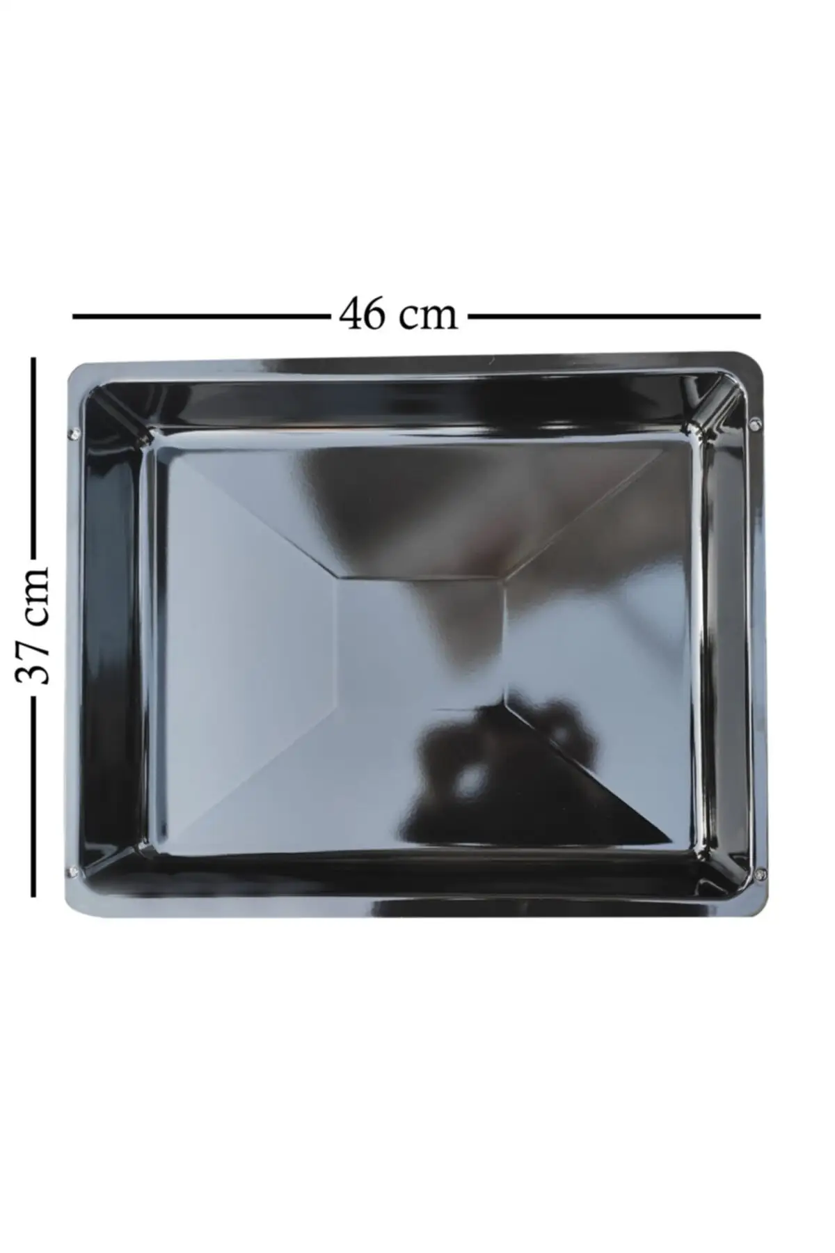 xtra Large Deep Sided Non-Stick Vitreous Roasting Tin Oven Baking Pan (46cm x 37cm x 5cm)