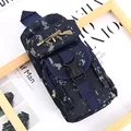 A camouflage blue