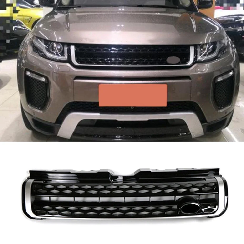 

1Pcs Car Front Bumper Grille Upper Mesh Grill For Land Rover Range Rover Evoque 2010 2011 2012 2013 2014 2015 2016 2017 2018