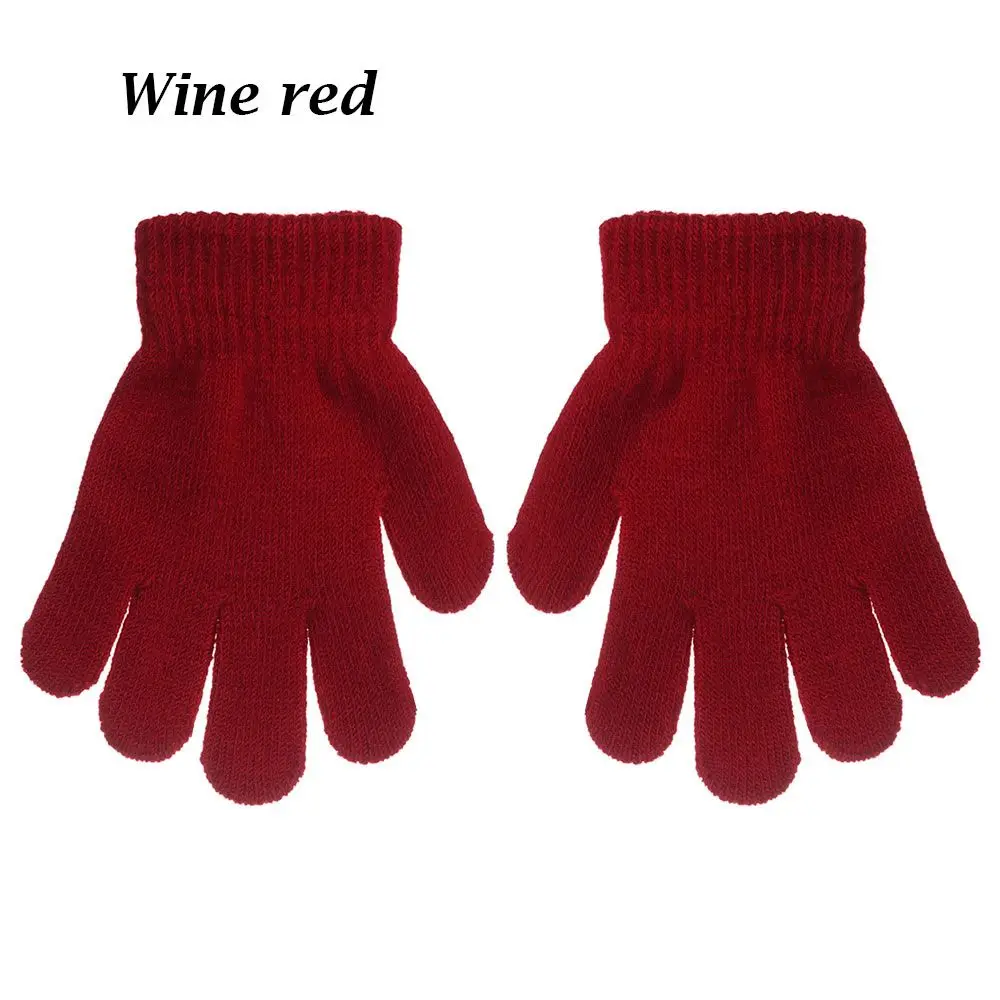 Luvas Sem Dedos Criança TAGVO 6 Pares Guantes Invierno Niños - Guantes Punto Elásticos Y Cálidos Colores Variados Guantes Magicos Unisex Niños