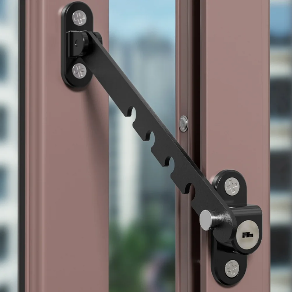 Window Opening Limit Size Wind Brace Inside Opening Multigear Child Safety Lock Firm Safety Stop Anti-fall Lock Home