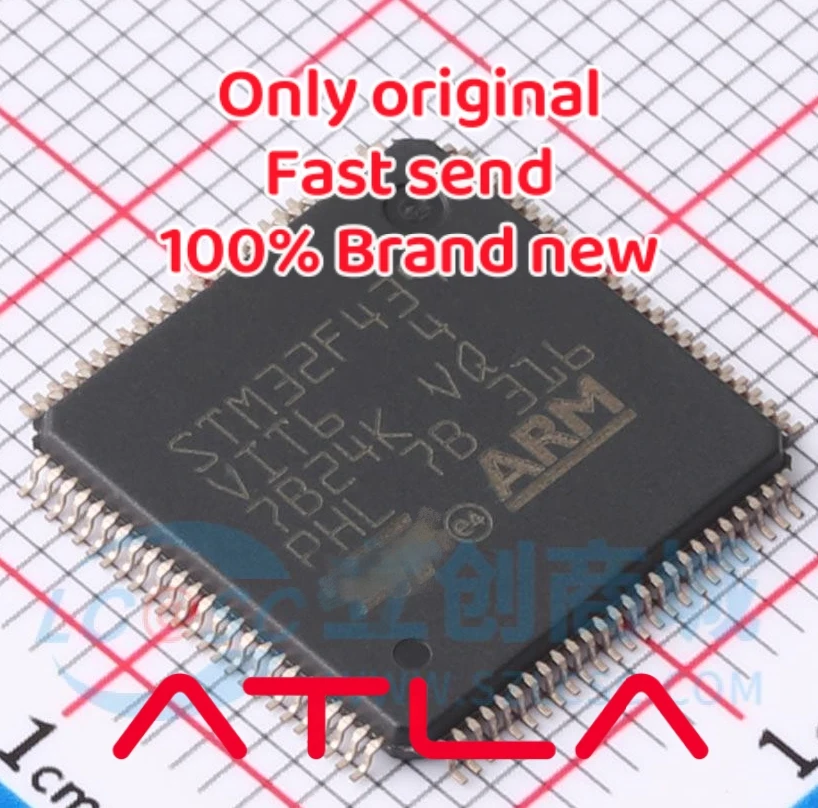 

Микроконтроллер STM32F439VIT6 IC 32 бит 2 Мб FLASH 100LQFP