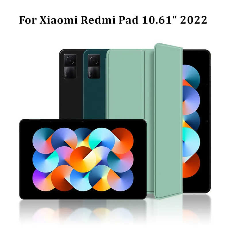 

Чехол для XIAOMI Redmi Pad 10,61 дюйма, откидная подставка, ПУ защитный чехол для Redmi Pad, 2022 дюйма, чехлы для планшетов с автоматическим пробуждением