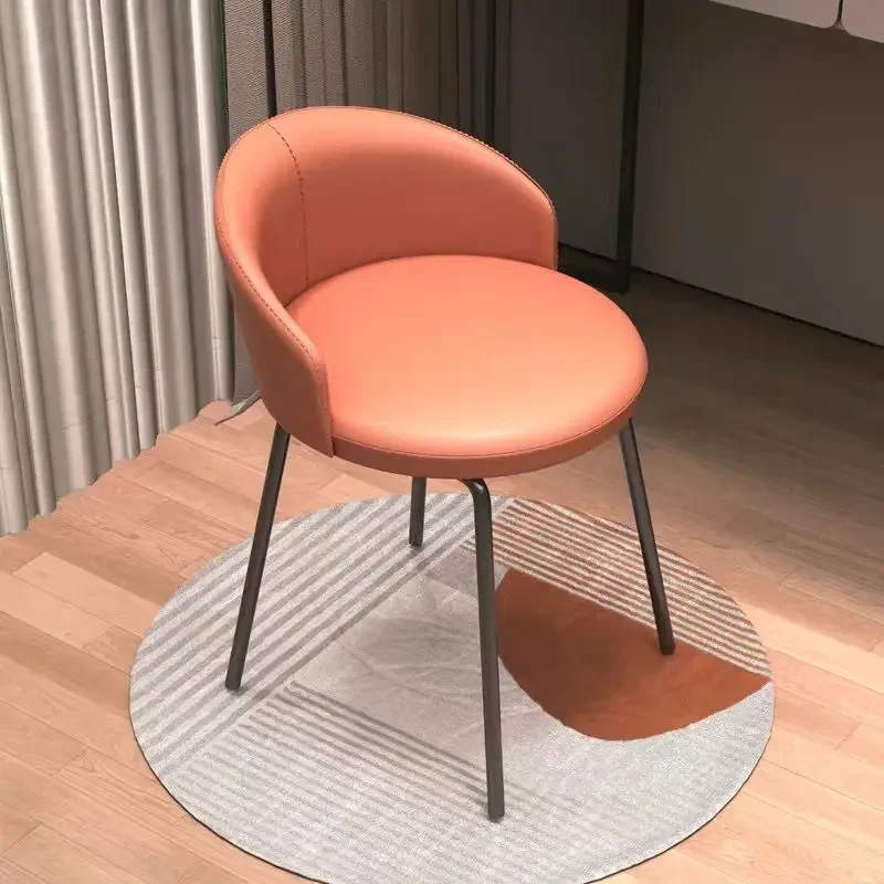

Северный стул девушки спальня туалетный стул косметическое кресло светильник роскошное Маленькое кресло мебель для гостиной стулья из искусственной кожи стул