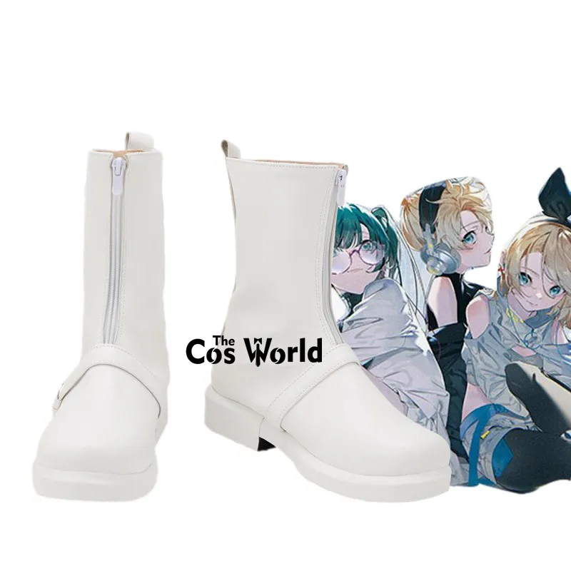 

Ready Steady Miku Rin Len Anime Customize Cosplay Shoes Boots