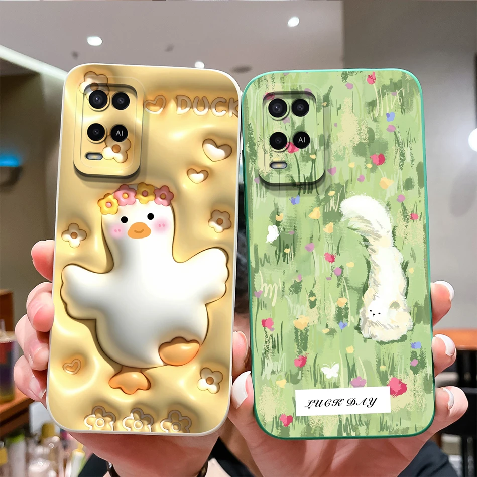 Cute Simple Design Full Protection Soft Liquid Silicone Phone Case