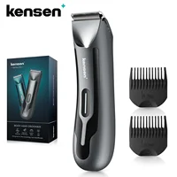 Kensen S10 Electric Body Hair Trimmer for Men Body Groomer Bikini Waterproof Hair Shaver Replaceable Ceramic Blade Head Clipper 1