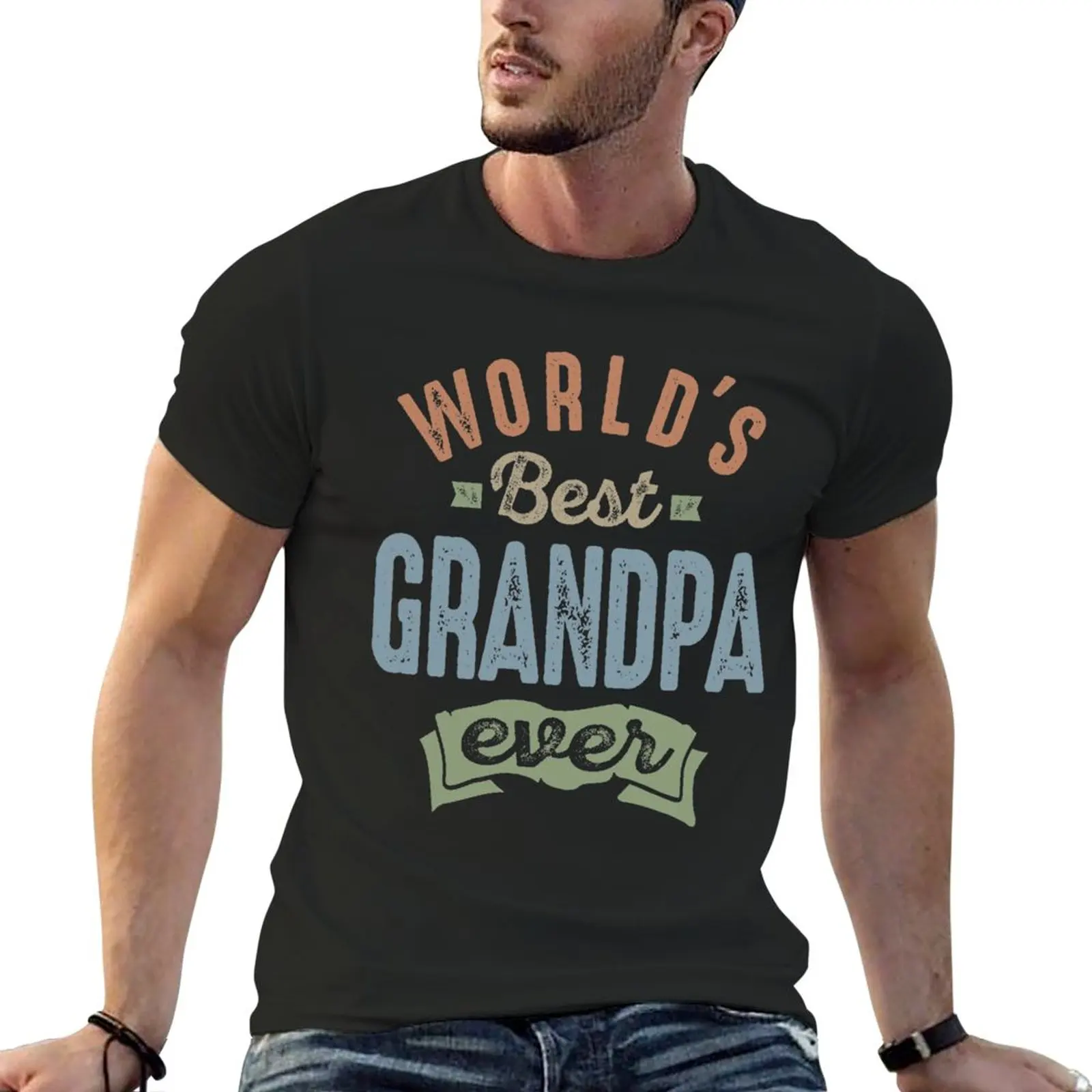 

World's Best Grandpa T-Shirt sweat shirts t shirts for men pack