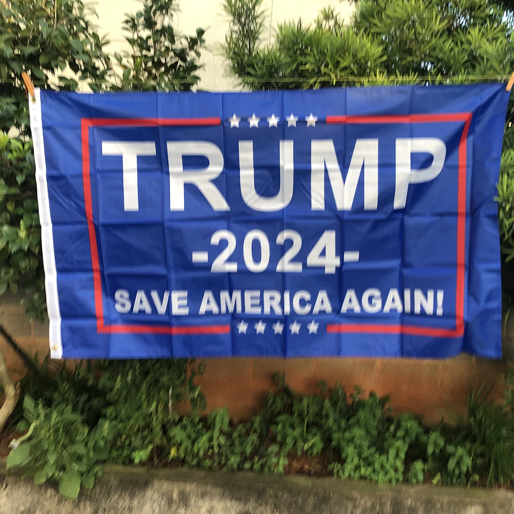 Z-One Flag Trump 2024 Flag 90 X150Cm Donald Trump Flag Keep America Great Donald For President Usa