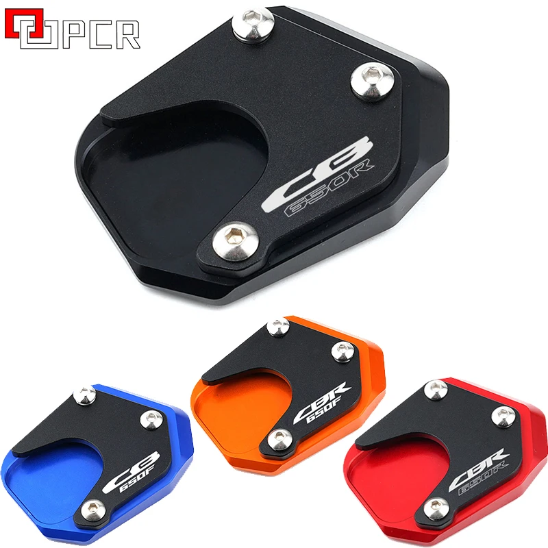 

For HONDA CB 650R CB650R CBR650R CB 650F CBR 650F 2014-2023 Motorcycle CNC Kickstand Foot Side Stand Extension Pad Support Plate