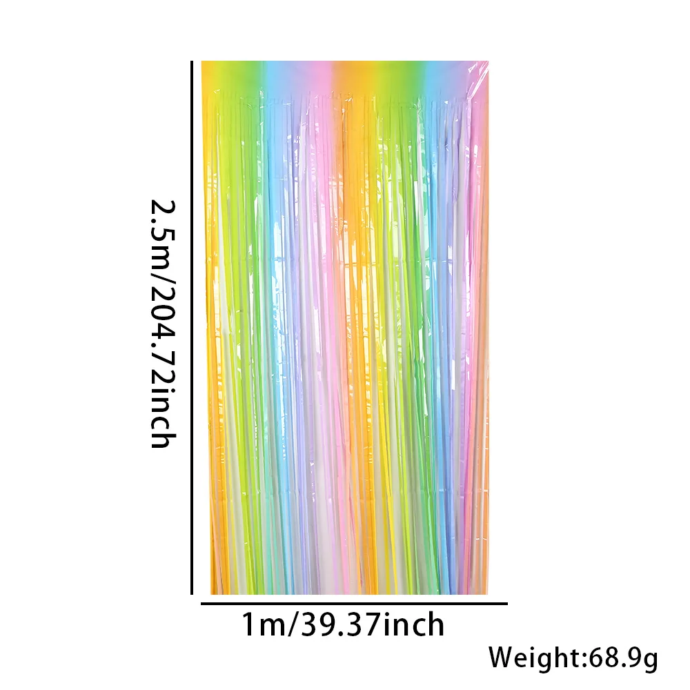 Rideau à franges en feuille arc-en-ciel, macaron nickel é, toile de fond de  photomaton pour mariage, anniversaire, fête préChristophe, décorations de  fête - AliExpress, image size:1000x1000