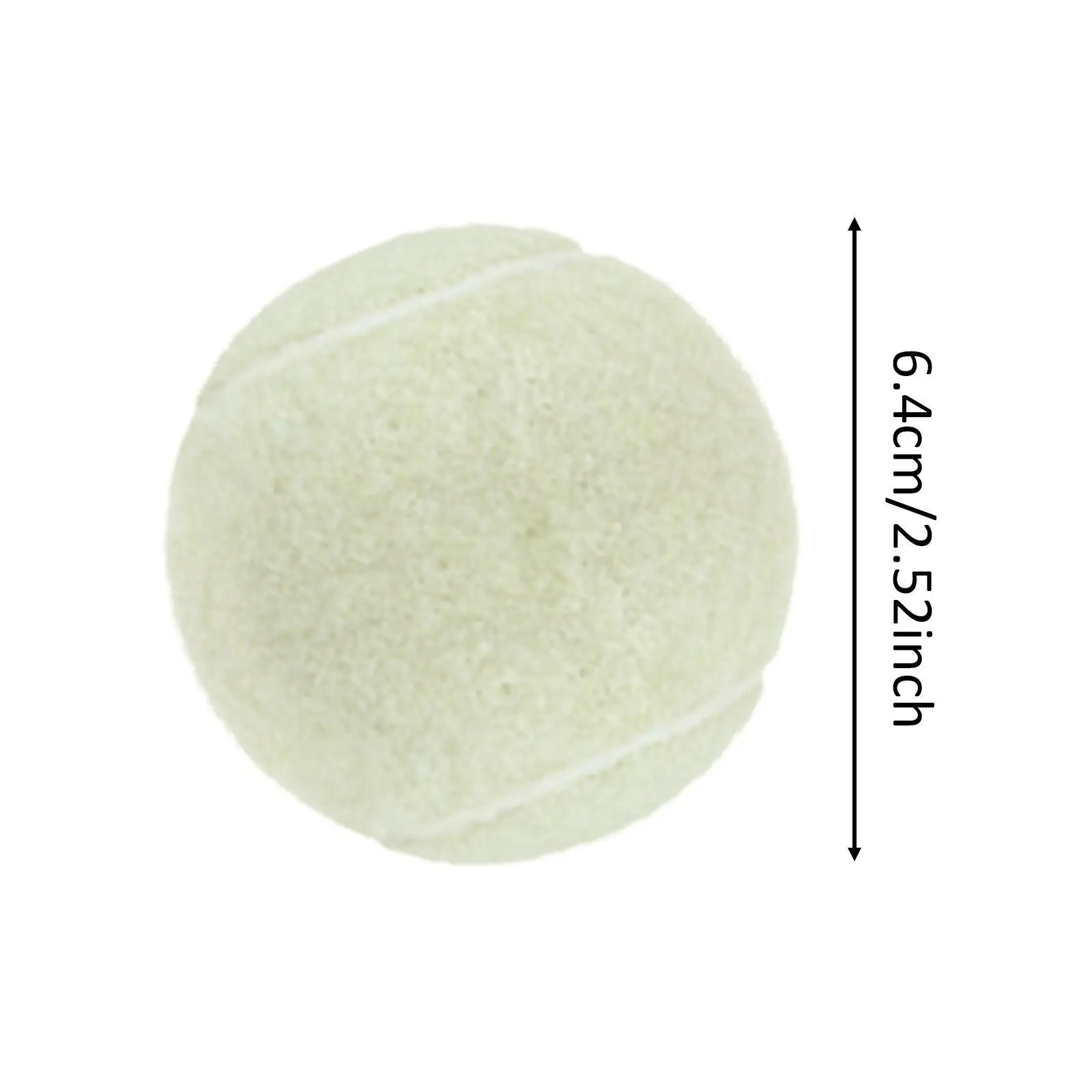 6Pcs Tennis Balls Training Balls Practicing for Beginner Training 6.4cm Diameter for Sports Outdoor Entertainment