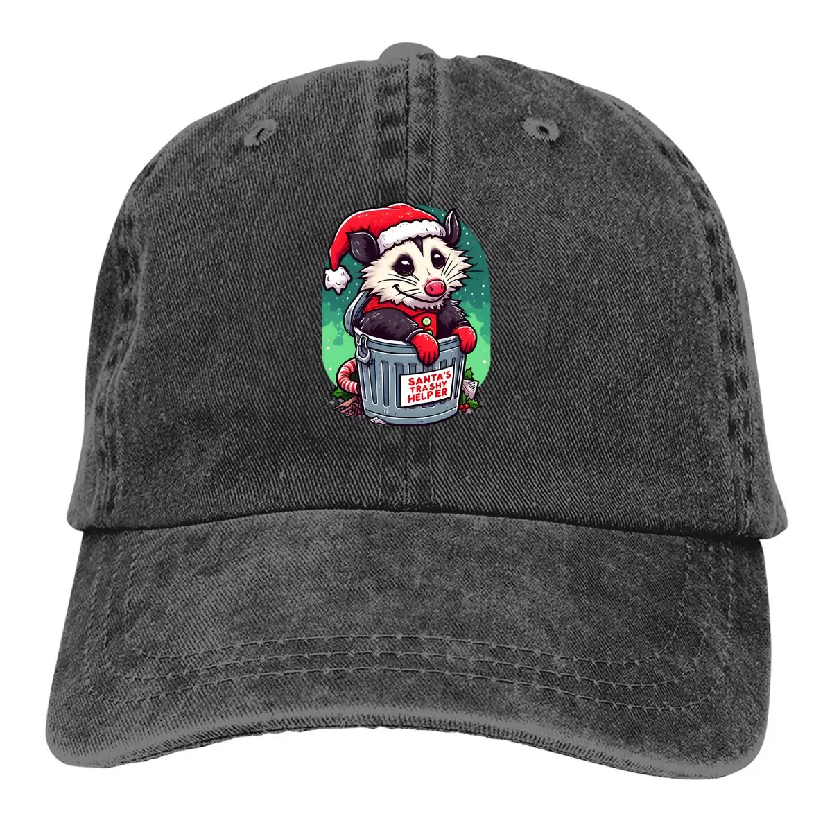 

Christmas Baseball Cap Men Hats Women Visor Protection Snapback Cute Opossum Mouse Caps