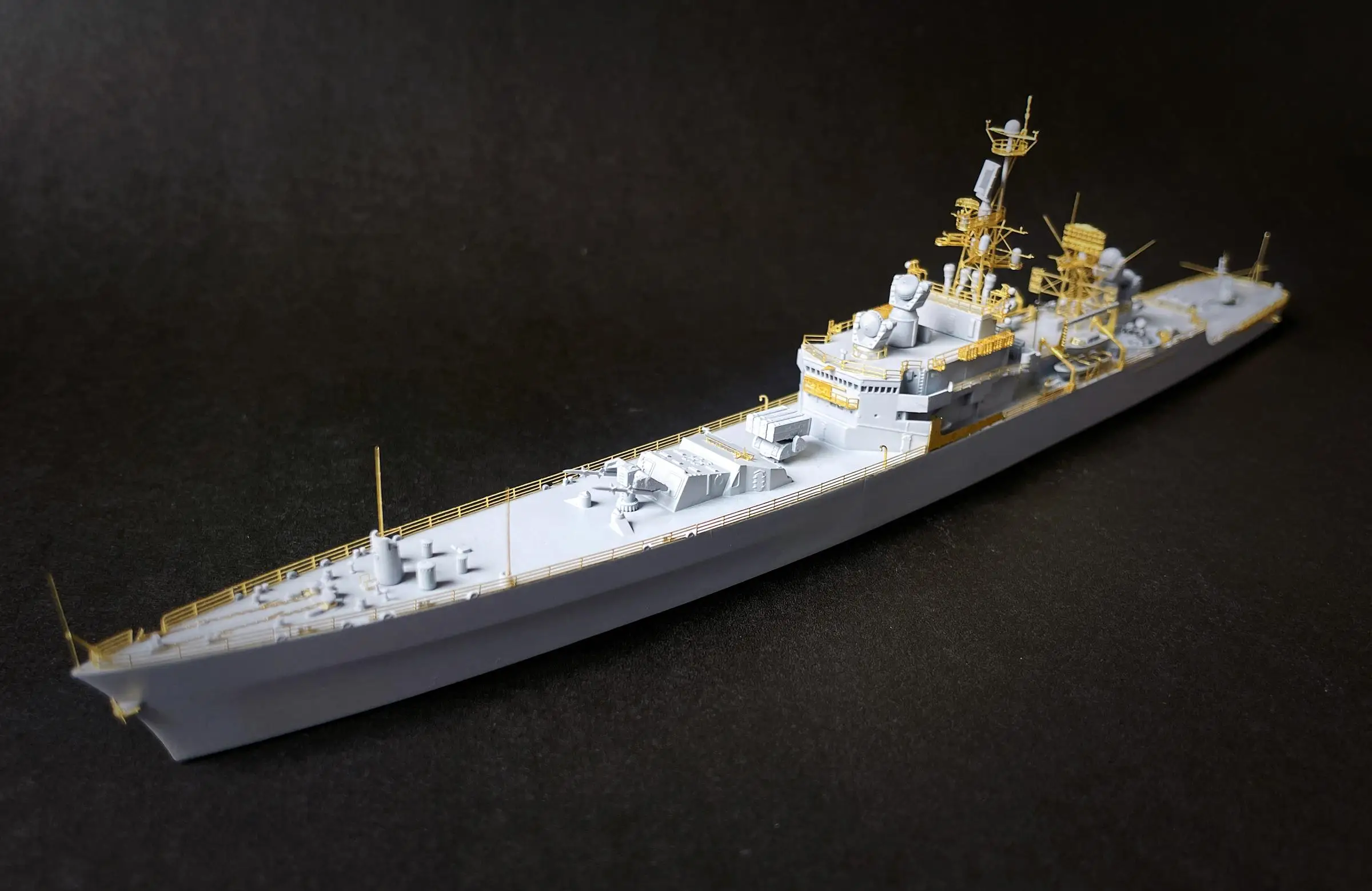 EVMODEL S099 1/700 DLGN-25/CGN-25 USS 베인브리지 구축함 리더 또는 프리게이트 모델 키트
