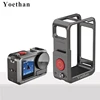 Yoethan Metal Cage for DJI OSMO ACTION 5Pro 4 3 Full Protective Frame Case Quick Release Cold Shoe 1/4 Hole Foldable aluminum 1