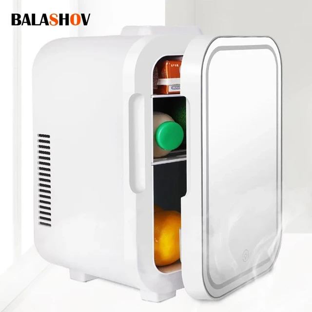 Küche Kühlschrank mit Spiegel Kühlschrank Auto Kompressor 220v für ist  Studentenwohnheim zu Hause verwenden Picknick Camping tragbare Kühlbox