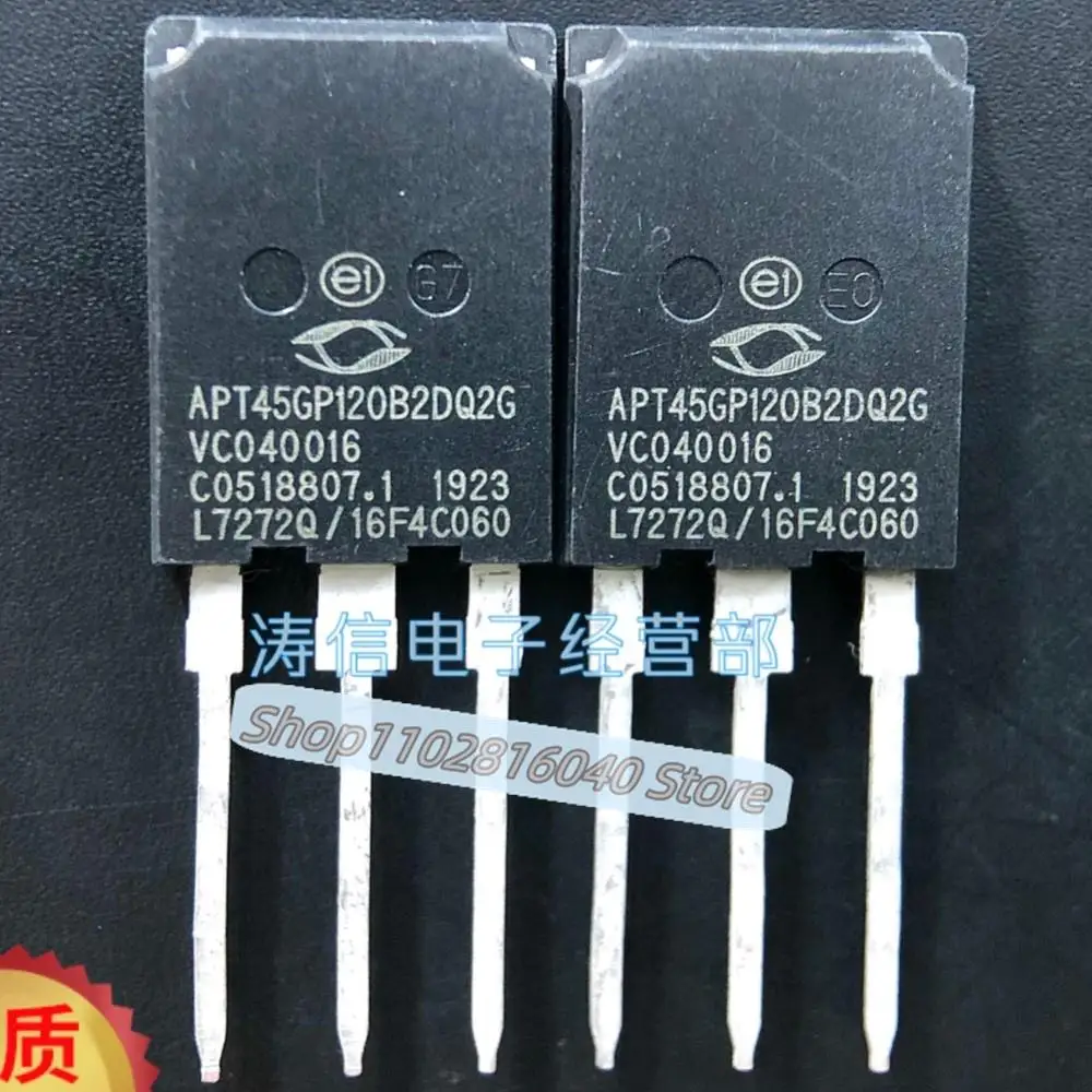 

10PCS/Lot APT45GP120B2DQ2G TO-247 MOS 45A 1200V Best Quality Imported Original Spot