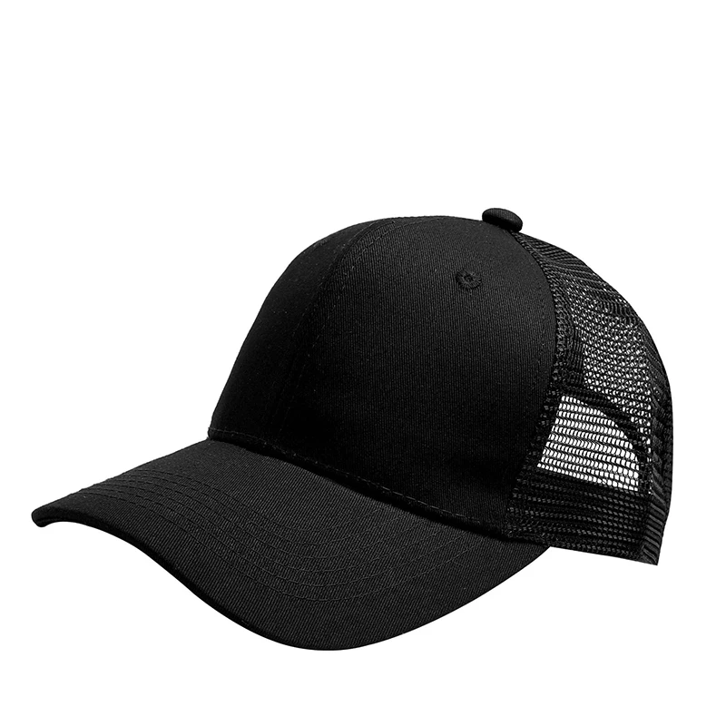 Professional Custom Logo Mesh Cap Sunscreen Sun Visor Cap Casual Sun Hat Designer Snapback Caps Printing Embroidery Baseball Cap 4