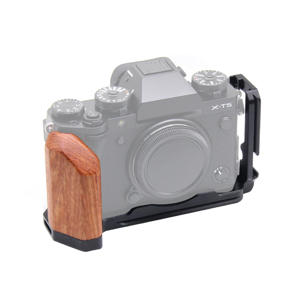 XT5 Käfig Rig Kamera Schutzhülle L-Form Griff Grip Quick Release Platte Halterung Vlog Stabilisator Verlängerung Kit Für Fuji X-T5 – Detail 17