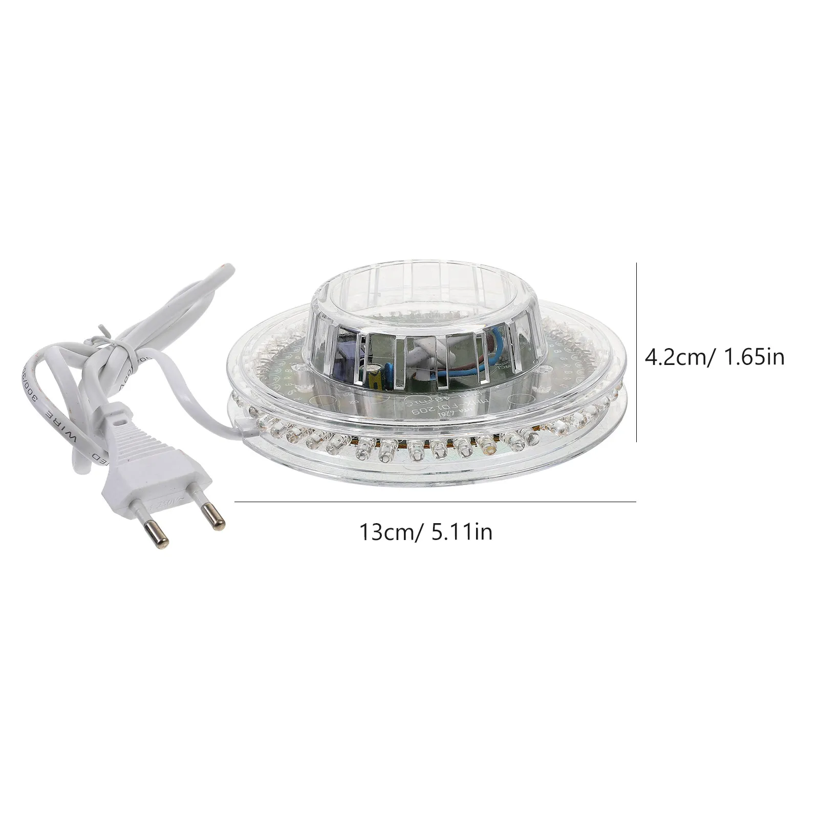 해바라기 모양 48-LED RGB 파티 조명, 자동 회전 및 사운드 활성화 모드, 8W LED 무대 조명 (디스코, 바, 클럽, 가정, DJ용)