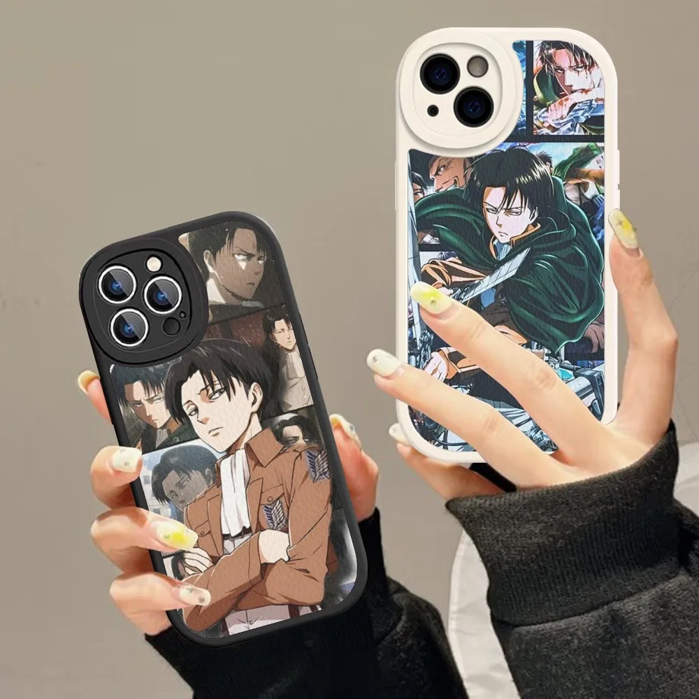 

Anime L-LEVI A-ACKERMAN Mousepad Hard Leather For iPhone 14 13 12 Mini 11 14 Pro Max Xs X Xr 7 8 Plus Fundas