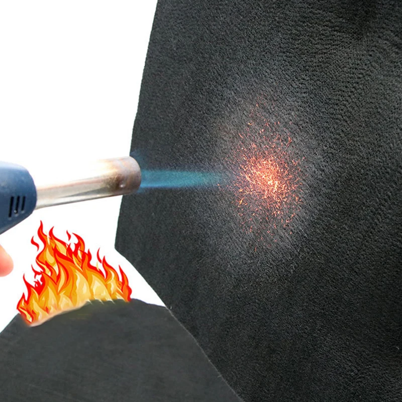 1Pcs Black Welding Protective Blanket Graphite Felt Torch Shield Pack Protective Sheet Carbon Fiber High Temp 300*200mm Durable