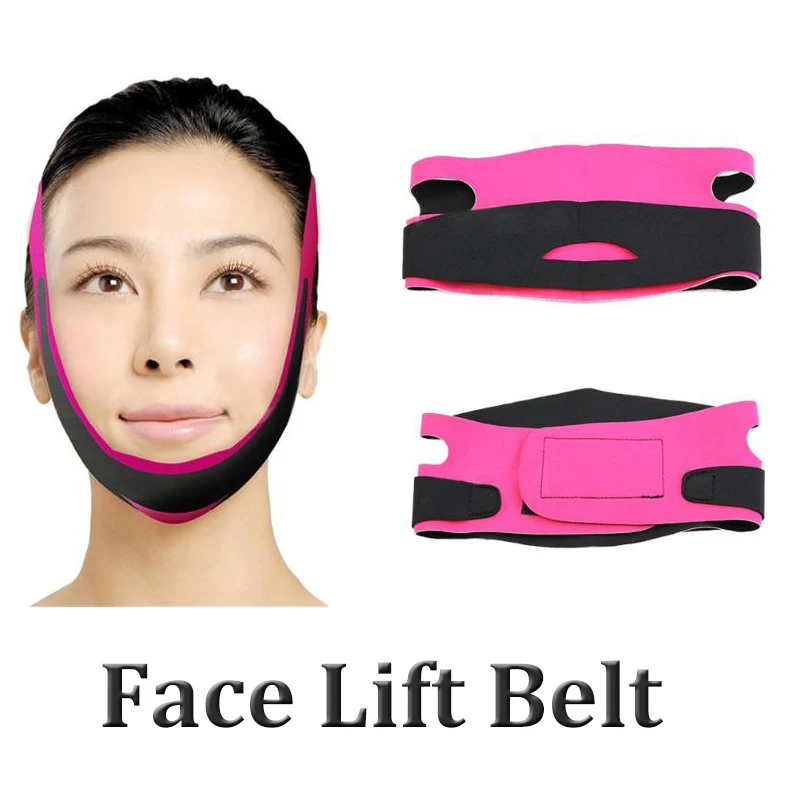 Face Slim V-Line Lift Up Belt Strap Cheek Chin Sottile Dimagrante Antirughe Guancia Mento Maschera Sottile Fasciatura 1 Pz