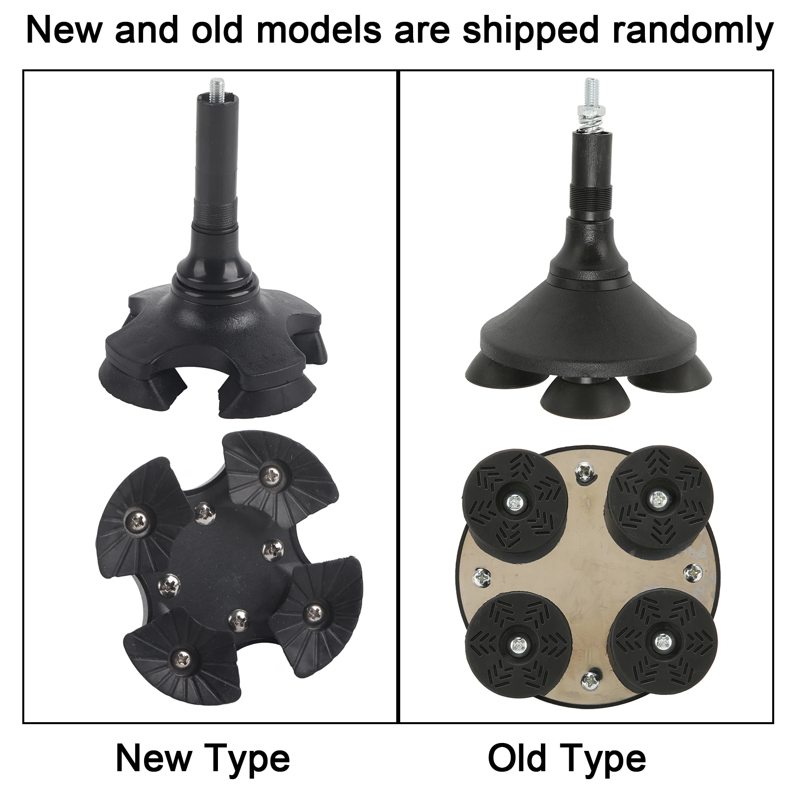 Walking Cane Replacement Tip 4 Legs Support Anti-Slipping