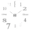 Soundless 90 To 120cm Large-sized 3D Number Poster Home Decoration DIY Wall Clock For Living Room Bedroom Study Hotel Big Decor 5