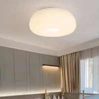 Lampe de Chambre à Coucher Nordique Moderne et Romantique, Luminaire de Style Crème, Lumière Chaude pour Fille et Restaurant 2